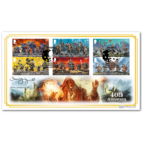 2023 Warhammer Stamps BLCS 5000 Signed Sir Ian Livingstone CBE