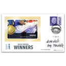 2024 Gold Medal Winners - Taekwondo - Women's K44 +65kg Signed Amy Truesdale MBE