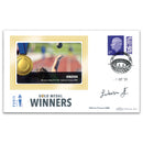 2024 Gold Medal Winners - Athletics - Women's Shot Put F20 Signed Sabrina Fortune MBE