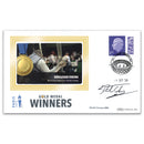 2024 Gold Medal Winners - Wheelchair Fencing - Men's Foil Category B Signed Dimitri Coutya MBE