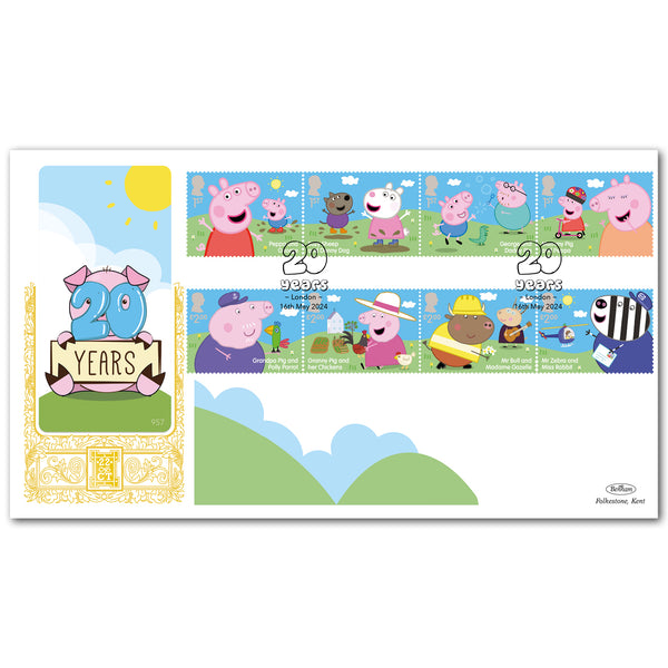 2024 Peppa Pig Stamps GOLD 500