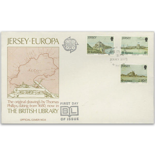 1978 Jersey Europa British Library Cover