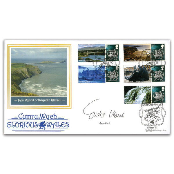 2007 Glorious Wales BLCS 5000 Cover 1 - Signed Guto Harri