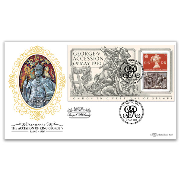 2010 Festival of Stamps - Accession of King George V M/S BLCS 2500