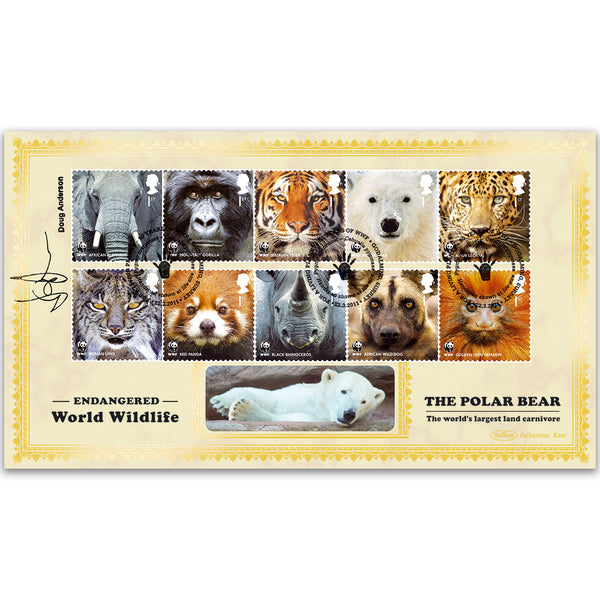 2011 WWF Stamps BLCS 2500 - Signed Doug Anderson