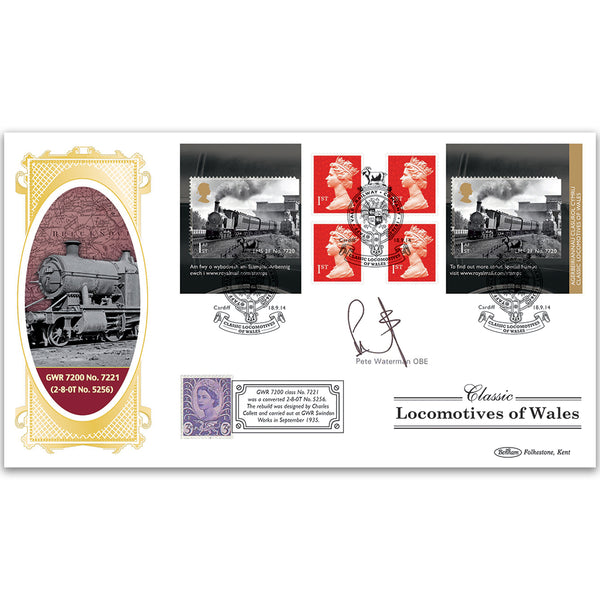 2014 Classic Locomotives of Wales Retail Booklet BLCS 5000 - Signed Pete Waterman