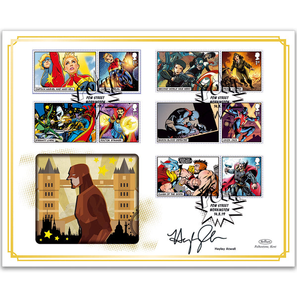 2019 Marvel Generic Sheet BLCS 2500 - Signed by Hayley Atwell