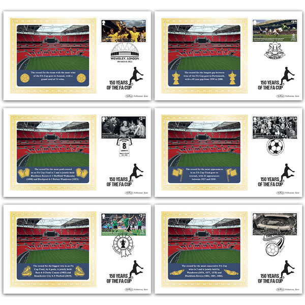 2022 150th Anniversary FA Cup Stamps BS Set