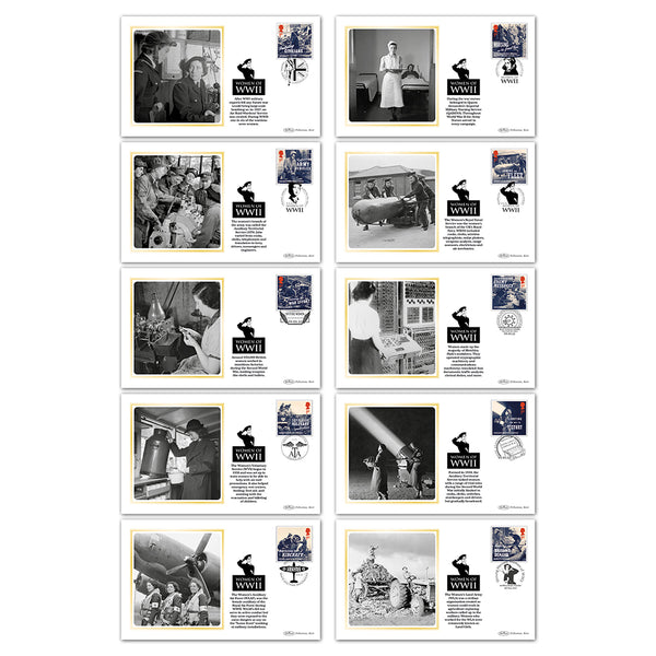 2022 Women of WWII Stamps BS Set