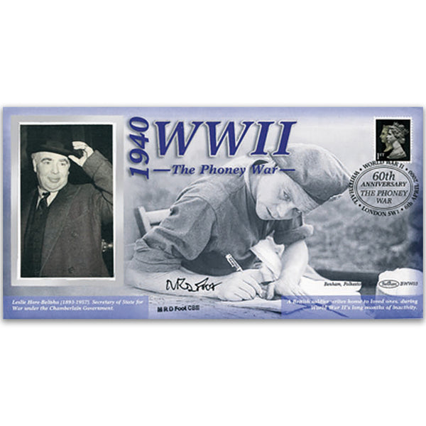 1940 The Phoney War - Signed M.R.D Foot - 60th Anniversary WWII