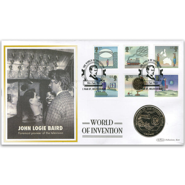 2007 World of Invention Coin Cover - Helensburgh