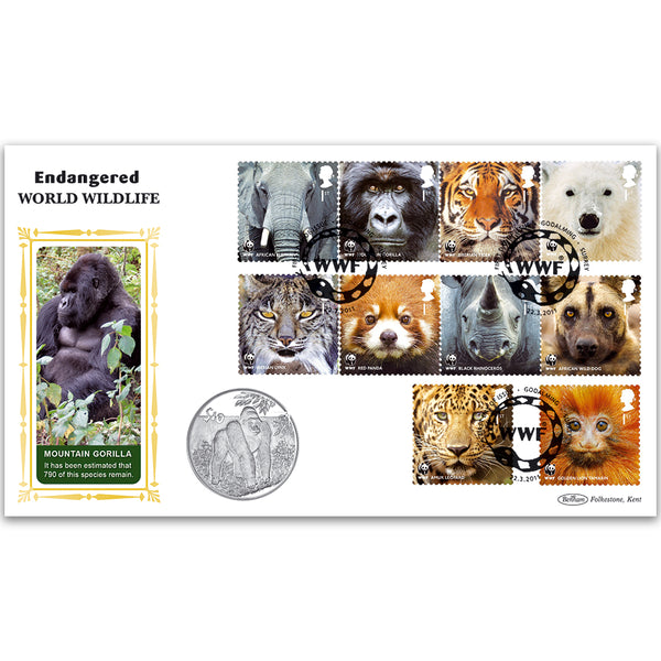 2011 WWF Stamps Coin Cover