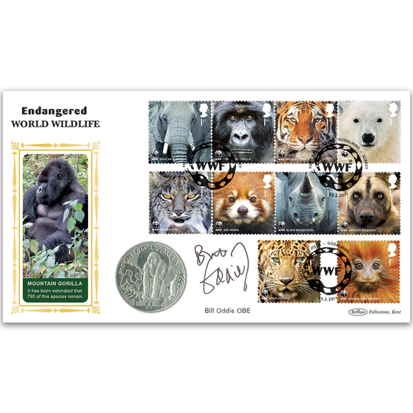 2011 WWF 50th Stamps - Signed Bill Oddie OBE