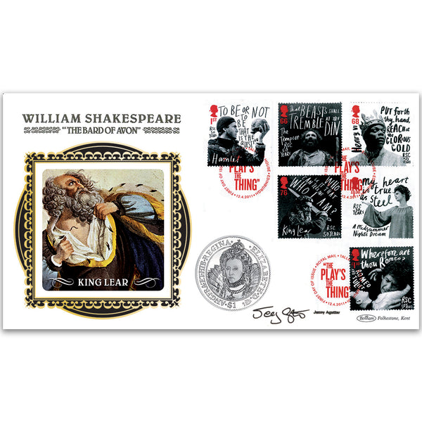 2011 Royal Shakespeare Company Coin Cover - Signed by Jenny Agutter OBE