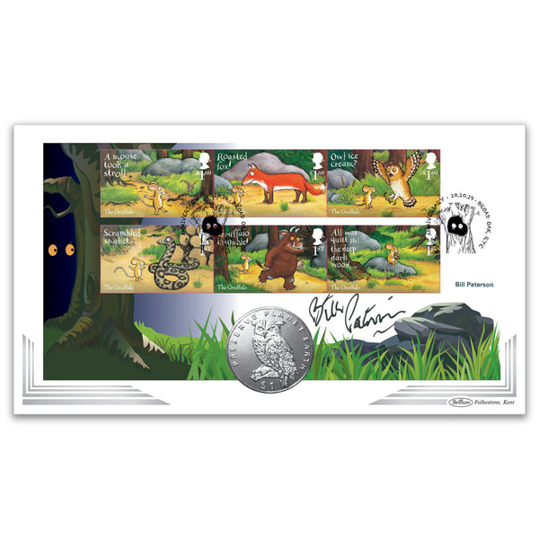 2019 Gruffalo Stamps Coin Signed Bill Paterson