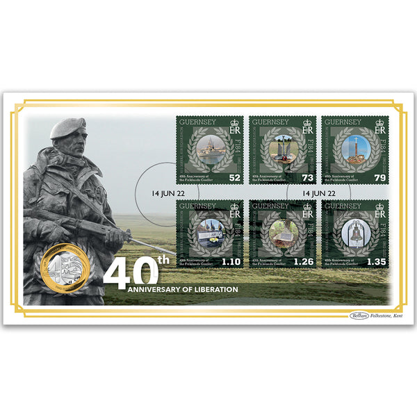 Falklands 40th Anniversary Special Coin Cover