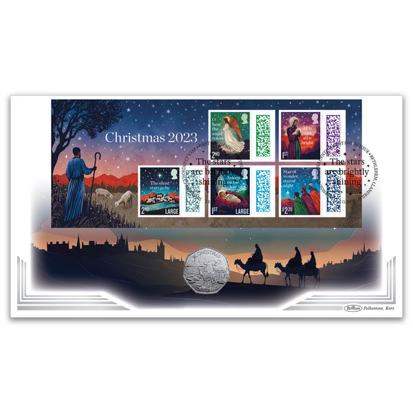 2023 Christmas M/S Coin Cover