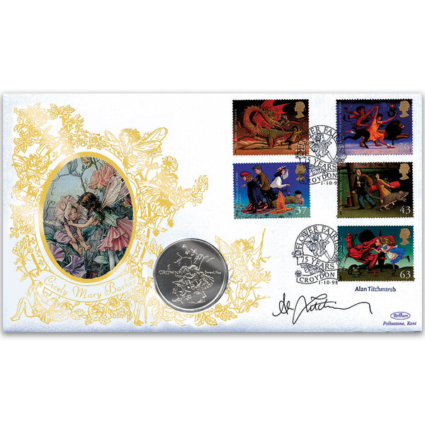 1998 Magical Worlds Coin Cover - Signed by Alan Titchmarsh