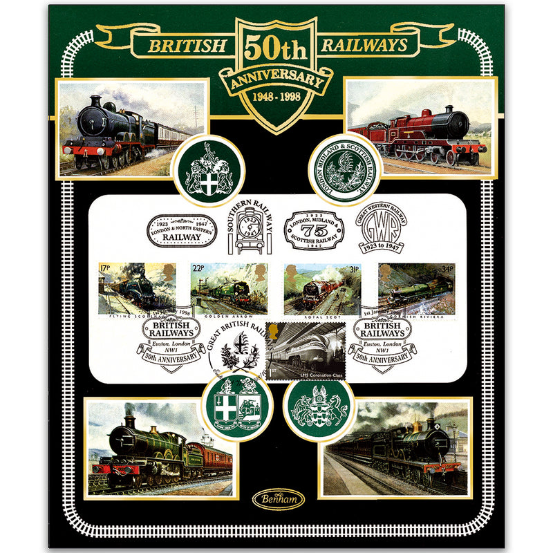 1998 British Railways 50th Anniversary Large Card - Doubled 2010