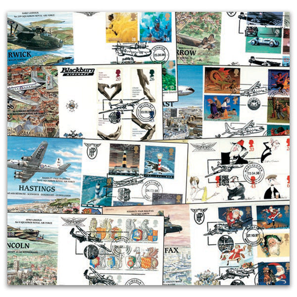 x10 Planes and Places Official FDCs