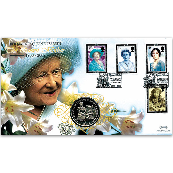 2002 HM The Queen Mother Memoriam Coin Cover