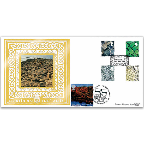 2001 Northern Ireland Pictorial Definitives - Doubled 2004