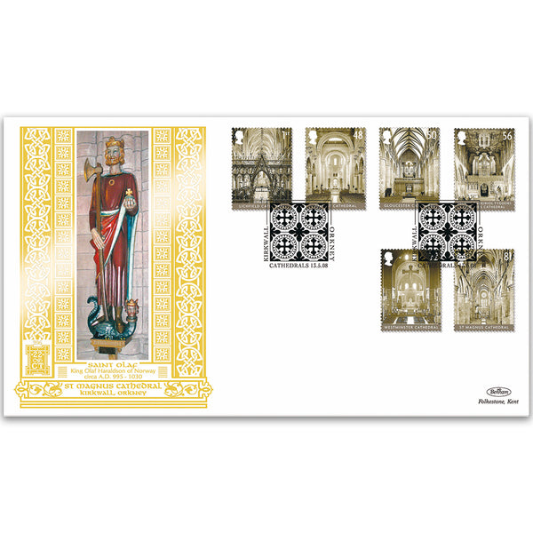 2008 Cathedrals Stamps GOLD 500