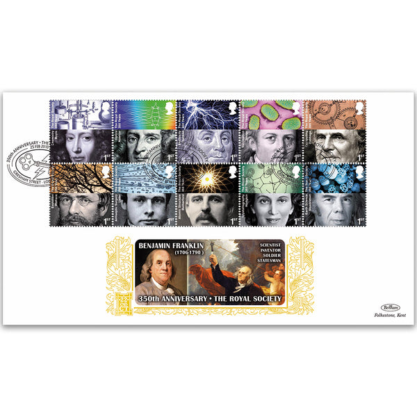 2010 Royal Society 350th Stamps GOLD 500