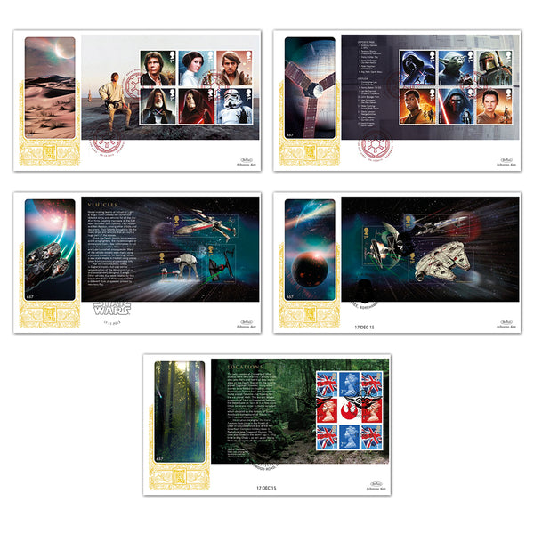 2015 Space Adventure PSB GOLD 500 - Set of 5