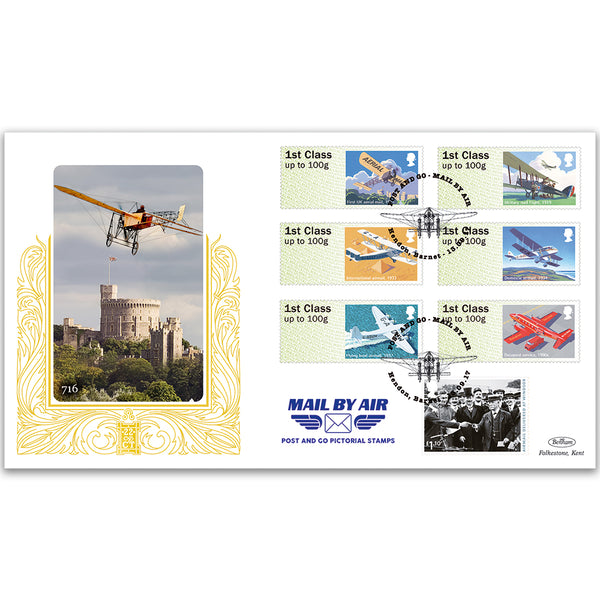 2017 Post & Go Mail By Air - Benham GOLD 500 Cover