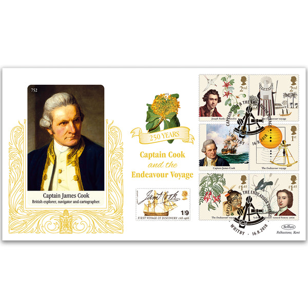 2018 Captain Cook Stamps Gold 500