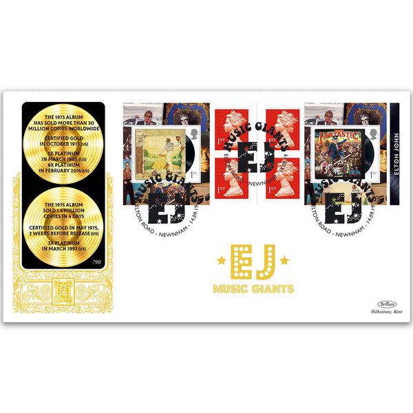 2019 Elton John Retail Booklet Gold 500