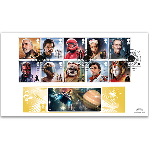 2019 Star Wars Stamps GOLD 500