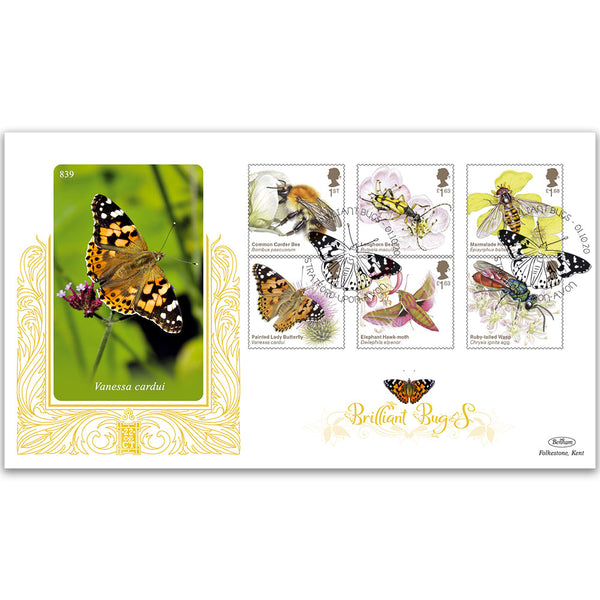 2020 Brilliant Bugs Stamps GOLD 500