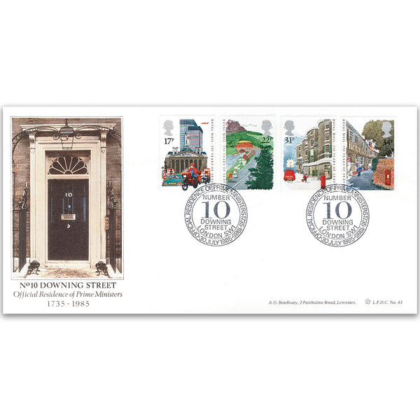 1985 350 Years Royal Mail - 10 Downing St