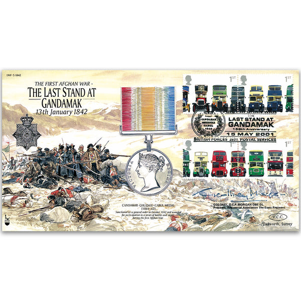 2001 Last Stand at Gandamak 1842 - Signed by Col. G. Morgan