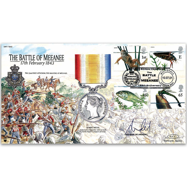 2001 Battle of Meeanee 1843 - Signed The Earl of Arundel
