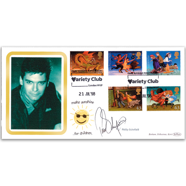 1998 Magical Worlds Variety Club Cover - Signed by Philip Schofield