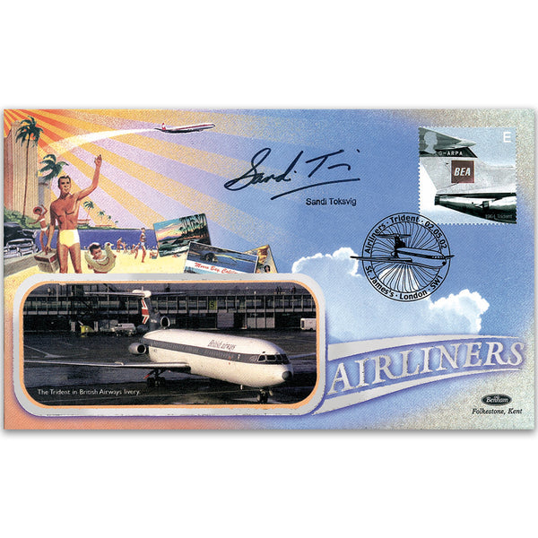 2002 Airliners: BEA Trident - Signed by Sandi Toksvig