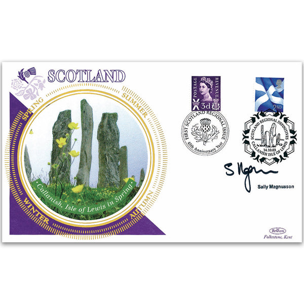 2003 Scotland Regional Definitive - Signed by Sally Magnusson