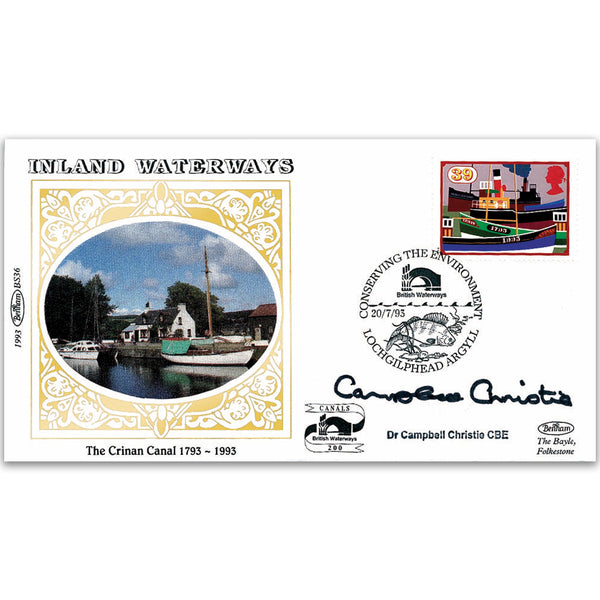 1993 Inland Waterways - Signed by Dr. Campbell Christie CBE
