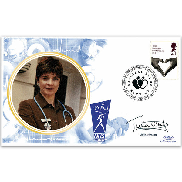 1998 NHS 50th - Signed by Julia Watson