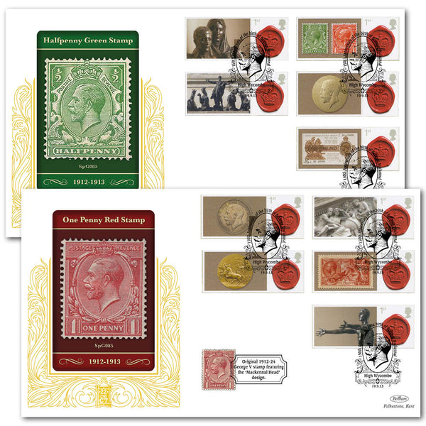2013 Bertram MacKennal Commemorative Sheet Special Gold - Pair