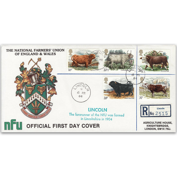 1984 Cattle Lincoln CDS on N.F.U. cover