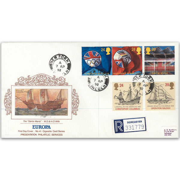 1992 Europa Cigarette Card series New York cds