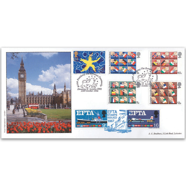 1992 Europe Downing Str. h/s special cover