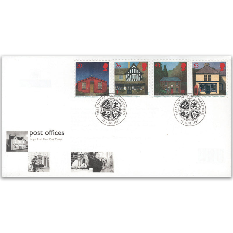 1997 Sub Post Offices - Royal Mail FDC - Wakefield