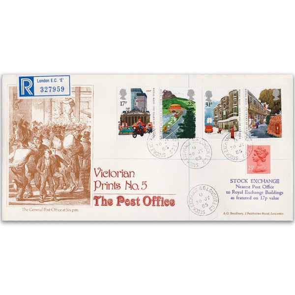 1985 350 Years of Royal Mail Public Postal Service - Victorian Prints