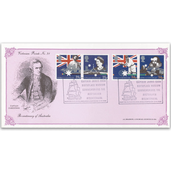 1988 Australian Settlement Bicentenary - Victorian Prints