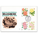 1976 Roses, National Rose Society Benham Engraved Cover_BE33D